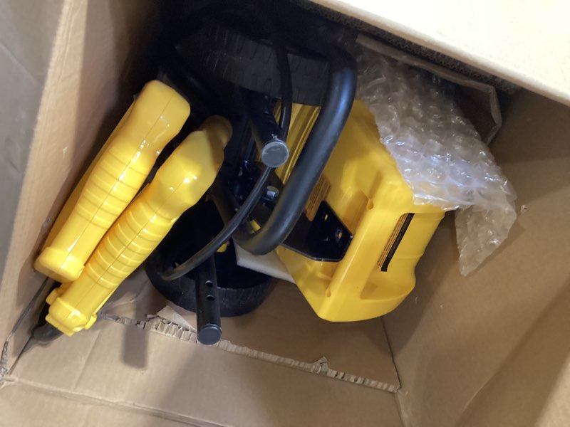 Condition photo showing Good Condition for incwbo electric tiller/cultivator 4 steel tines, garden roto tillers for gardening, 15amp 12 inch corded rototiller with adjustable wheels 15 amp-12 inch