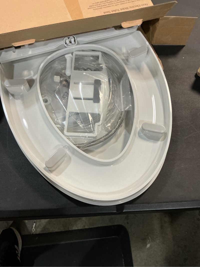 Condition photo showing Good Condition for brondell bidet toilet seat, non-electric swash ecoseat, fits elongated toilets, white - dual temperature, dual nozzle system - bidet with easy installation s102 - warm water elongated