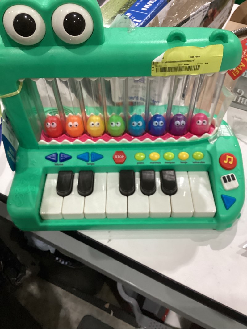 Condition photo showing Good Condition for battat croco pop piano toy keyboard with songs sounds lights, baby and toddler toys