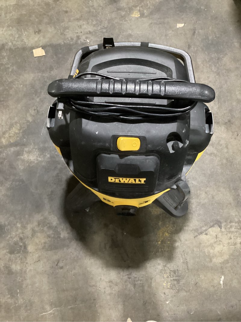 Condition photo showing Good Condition for DEWALT Stealthsonic Quiet 12-Gallon 5.5 HP Corded Wet/Dry Shop Vacuum with Accessories
