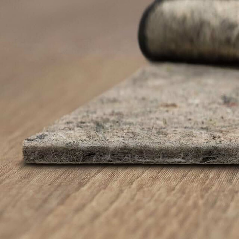 RUGPADUSA - Dual Surface - 5x7 Thick - Felt + Rubber - Non-Slip Backing Rug Pad - Safe for All Floors
