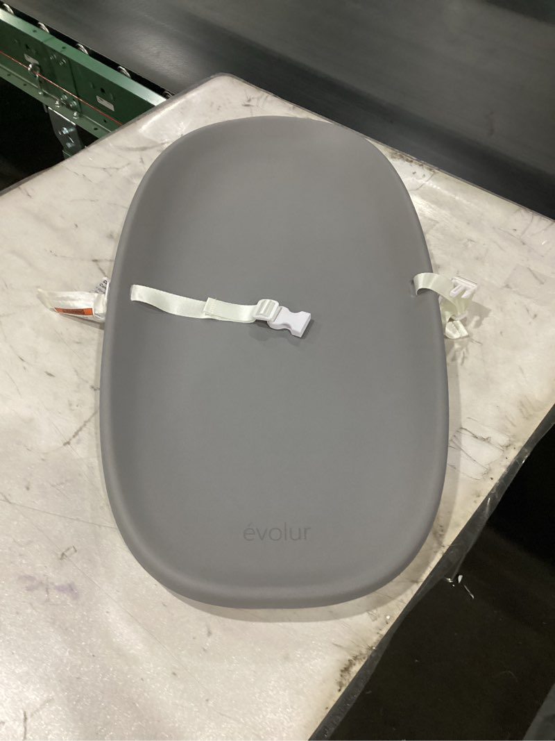 Condition photo showing New/Like New for Evolur Eva Baby Changing Pad in Dark Gray, Soft, Lightweight and Portable Changing Pad, Fits All Changing Table, Waterproof Firm Padding