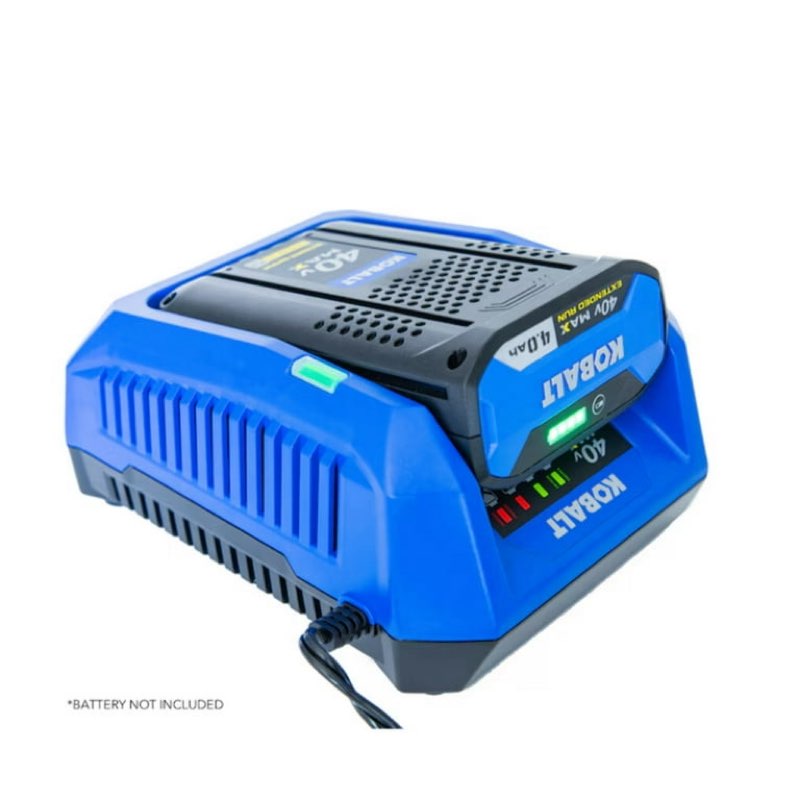 kobalt 40-volt power equipment battery rapid quick charger gen3