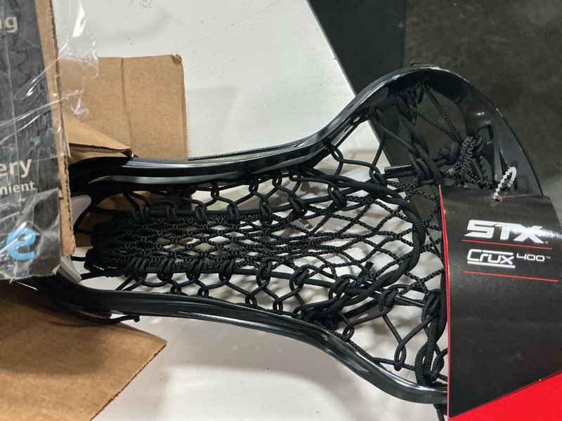 Condition photo showing Good Condition for stx lacrosse women's crux 400 complete stick with crux mesh 2 pocket black
