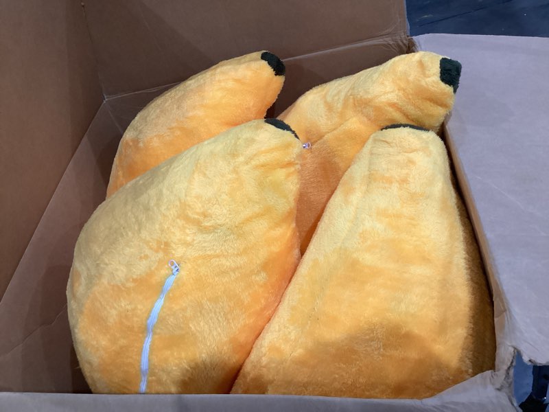 Condition photo showing Good Condition for banana bean bag chair with ottoman, floor sofa bed with footrest, comfy convertible lounger for adults, plush couch for bedroom, living room or dorm, l-yellow yellow large