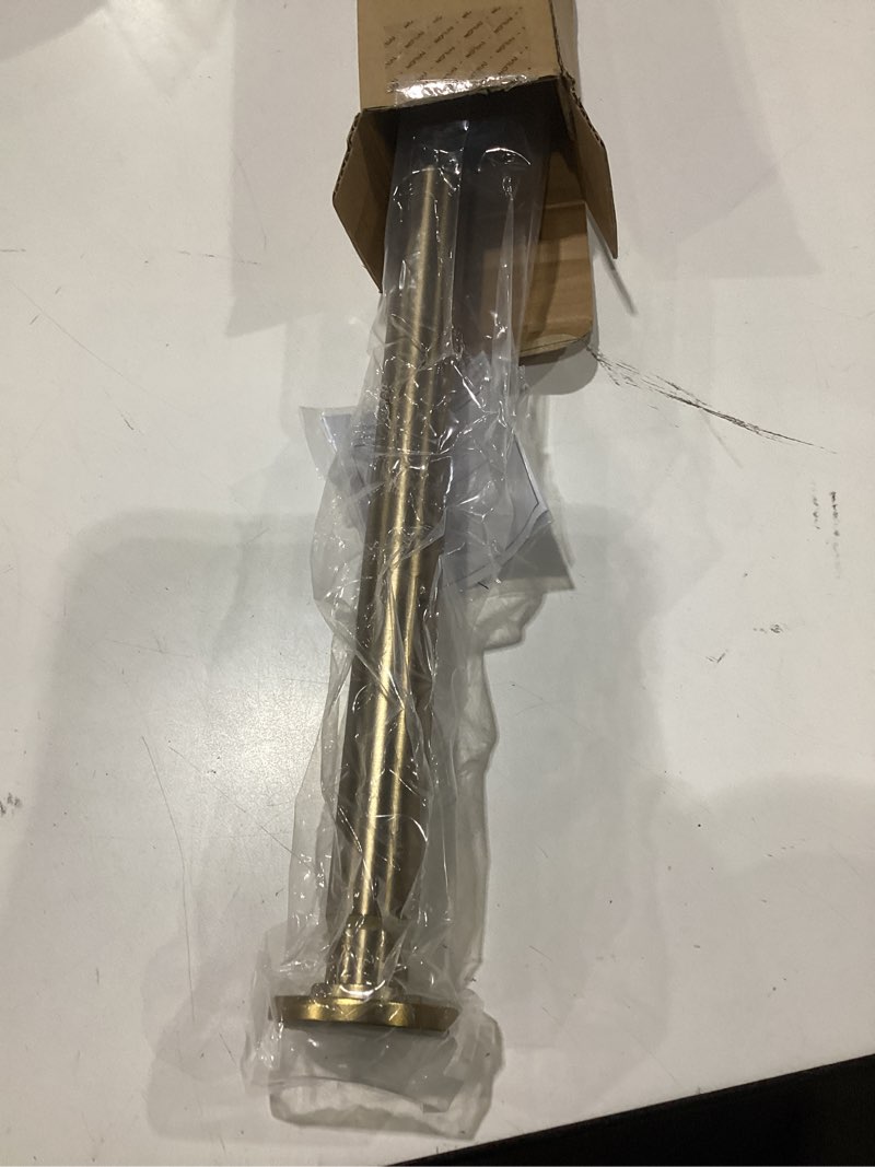 Condition photo showing Good Condition for ivilon tension curtain rod - spring tension rod for windows or shower, 24 to 36 inch. warm gold 24" to 36" warm gold