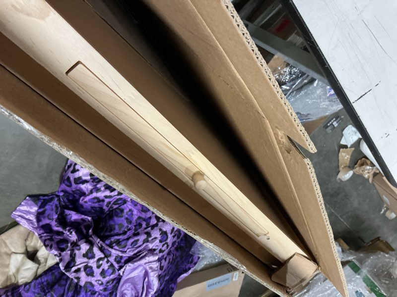 Condition photo showing As Is for Puzzle Table 1500 Pieces Wooden Puzzle Board with Legs, 34.3”x 26.5” Jigsaw Board with 4 Drawers and Cover, Foldable Leg Jigsaw Table for Adults Natural 1500 Pieces Natural