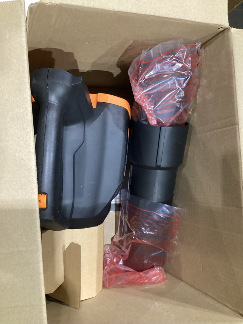 Condition photo showing Good Condition for WORX WG547 20V Cordless Leaf Blower, Electric Blower with Turbine Fan, Blowers for Lawn Care with 2 Speed Control, Battery & Charger Included 360CFM 20V Blower w/(1)2.0 Ah Battery