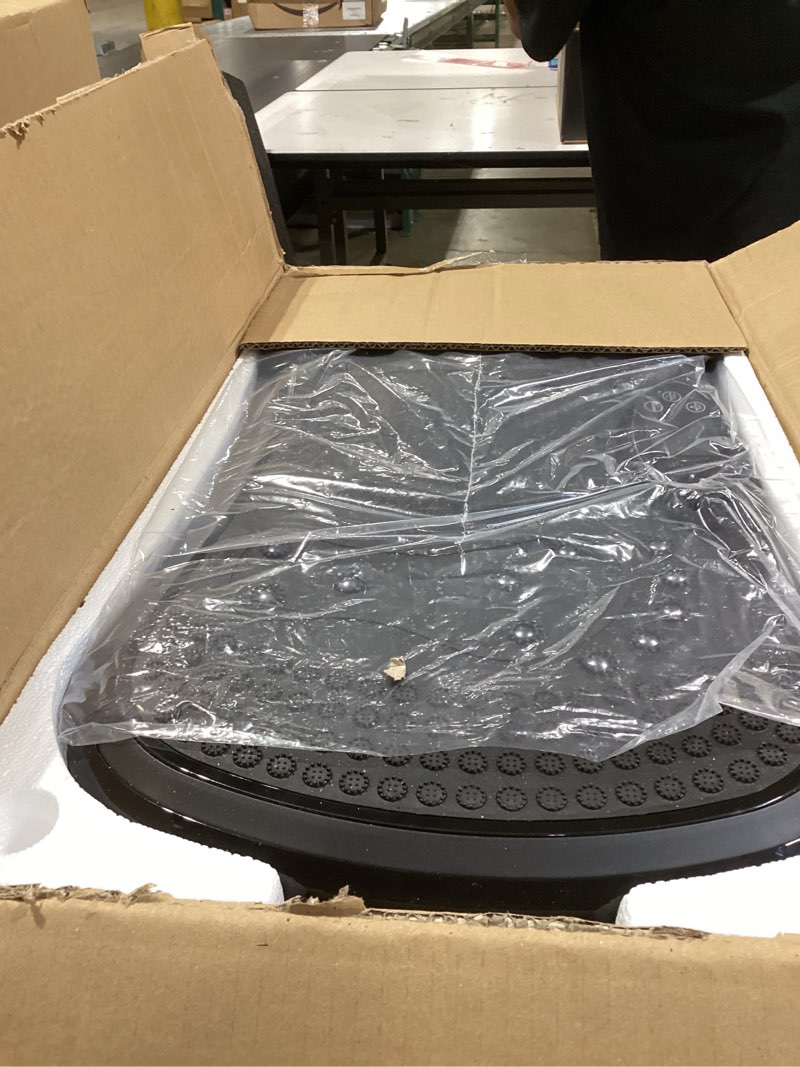 Condition photo showing Good Condition for vibration plate exercise machine for lymphatic drainage, vibration machine for full-body weight loss shaping, vibrate fitness platform 400 lbs & 200 adjustable speeds for women men home black