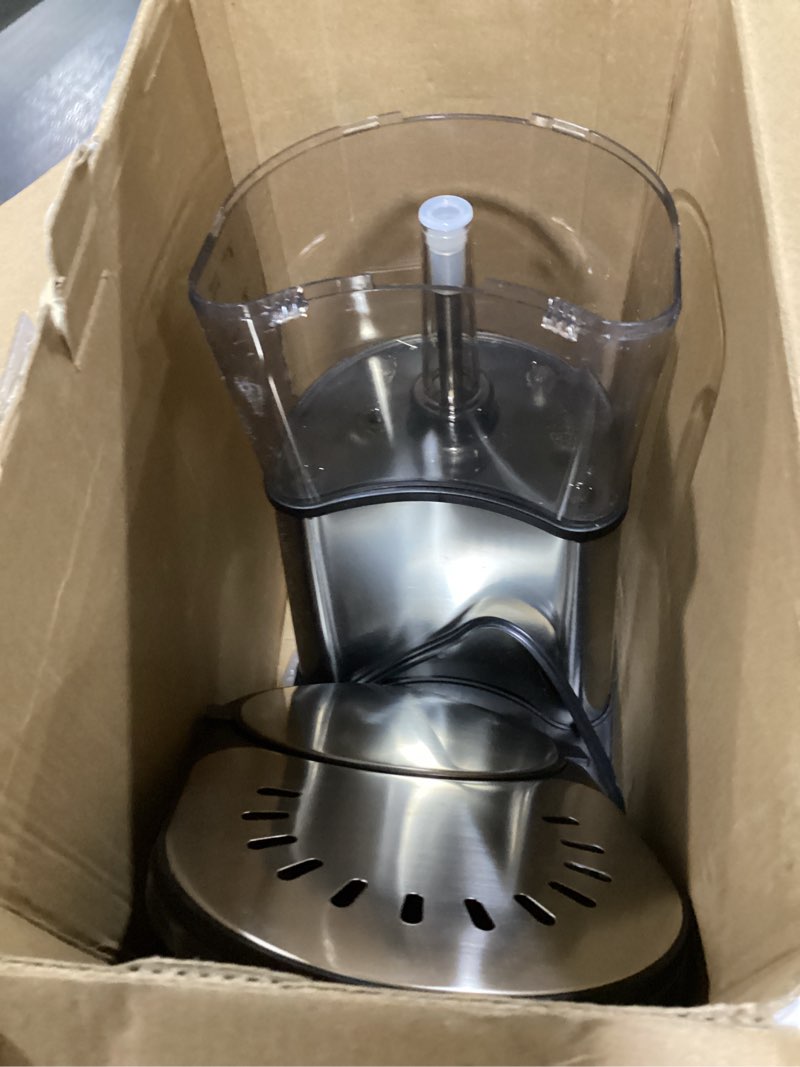 Condition photo showing As Is for -bonavita 8 cup coffee maker, one-touch pour over brewing with thermal carafe, sca certified, stainless steel (bv1900ts)