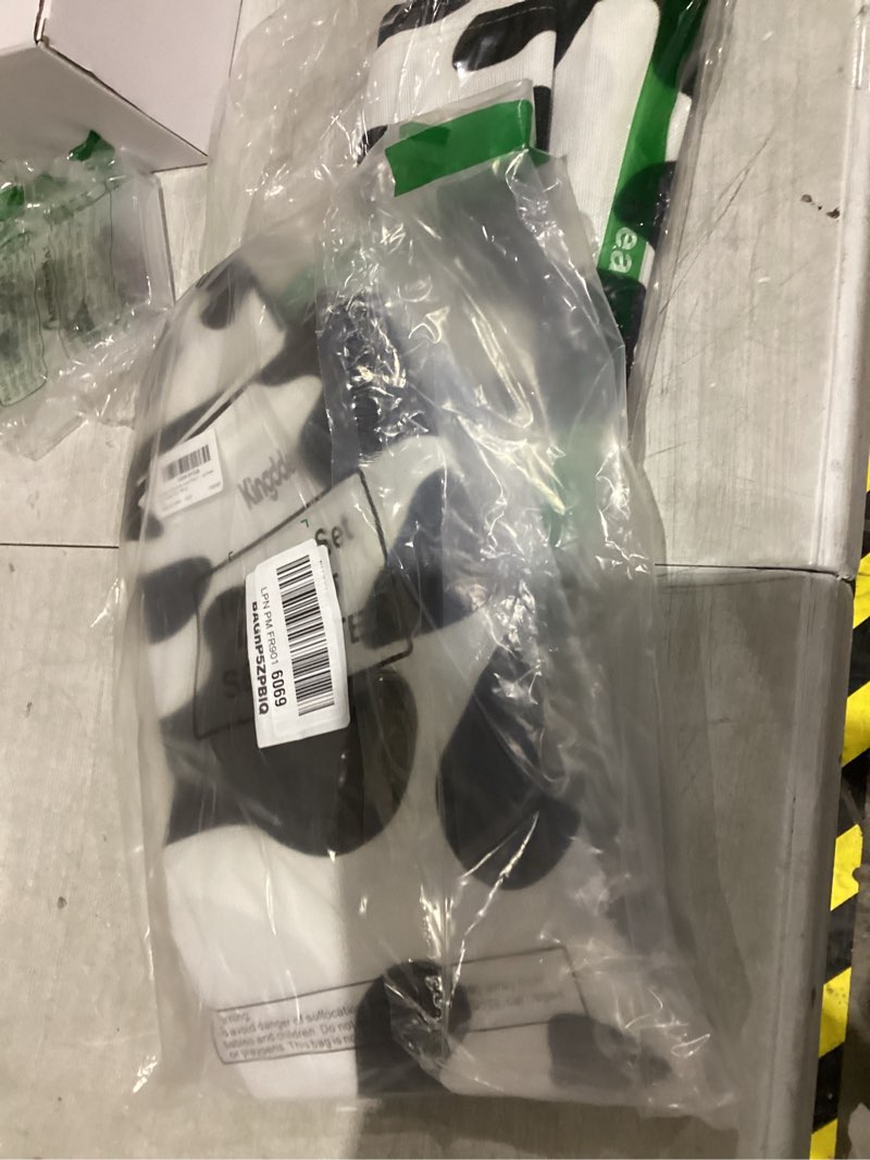 Condition photo showing As Is for Kingdder 2 Pcs Cow Print Table Runner Farm Black and White Cowhide Tablecloth Cow Print Table Cloths for Parties Kitchen Western Barnyard Cowboy Birthday Home Decorations (13 x 108 in) 2 13 x 108 In