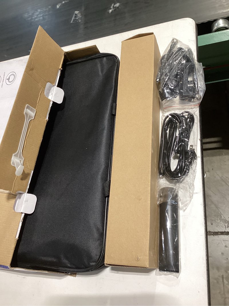 Condition photo showing Good Condition for gwo 18 inch led ring light with tripod stand 6000k dimmable makeup selfie light with touch panel phone holders for youtube vlog video shooting include carrying bag and remote control cri>90