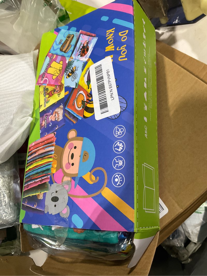 Condition photo showing Good Condition for baby bath books, fabric soft baby cloth books, early education toys, waterproof babies book for toddler, newborn, infants perfect shower toys, kids bath toys toddler gift (12pcs)