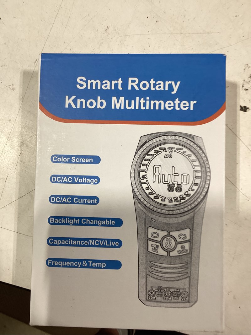 Condition photo showing Good Condition for proster digital multimeter 6000 count smart meter trms color screen voltage current capacitance tester ncv temperature