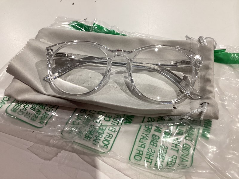 Condition photo showing Good Condition for mare azzuro reading glasses 3.50 women trendy durable readers for large ladies 3.5 a-transparent 3.5 x
