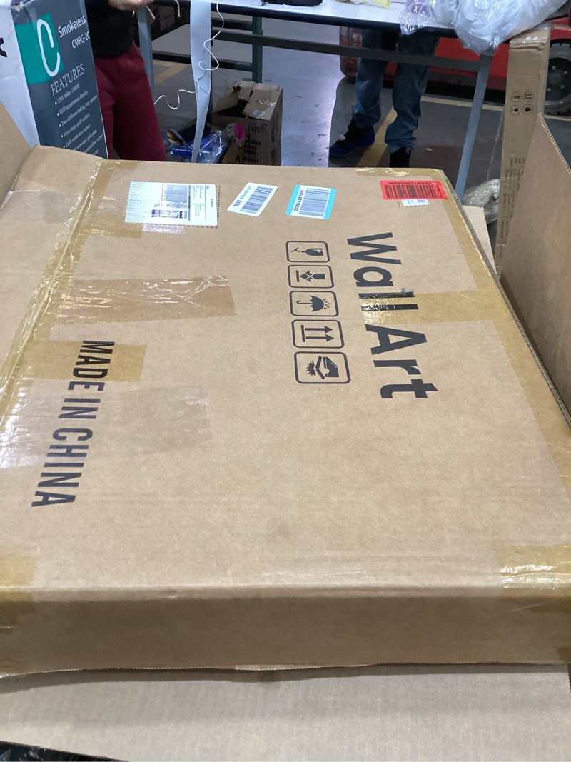 Condition photo showing Good Condition for Framed Black and White Abstract Wall Art for Living Room, 5 Piece Modern Prints Paintings Artwork for Walls, Minimalist Black White Pictures for Hallway, Dining Room, Bedroom, Home Office Wall Decor