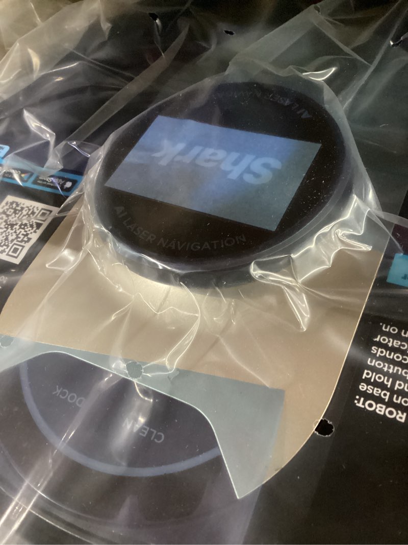 Condition photo showing Good Condition for NOT TESTED Shark AV2501AE AI Robot Vacuum with XL HEPA Self-Empty Base, Bagless, 60-Day Capacity, LIDAR Navigation, Perfect for Pet Hair, Compatible with Alexa, Wi-Fi Connected, Carpet & Hard Floor, Black AI Dry Auto Empty upto 60 Days