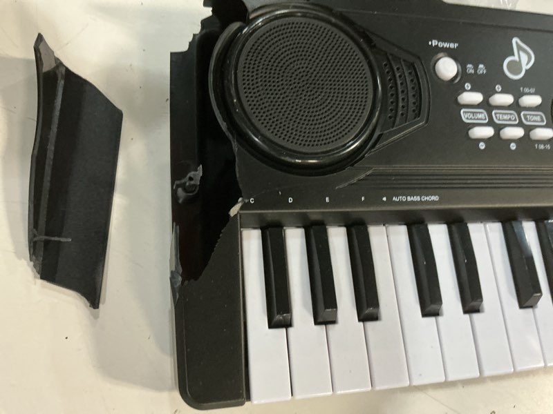 Condition photo showing As Is for (Defect , it’s a broken) 49 Key Piano Keyboard for Kids Music Toys Ages 3-5 Electronic Keyboards Pianos with Microphone for 3