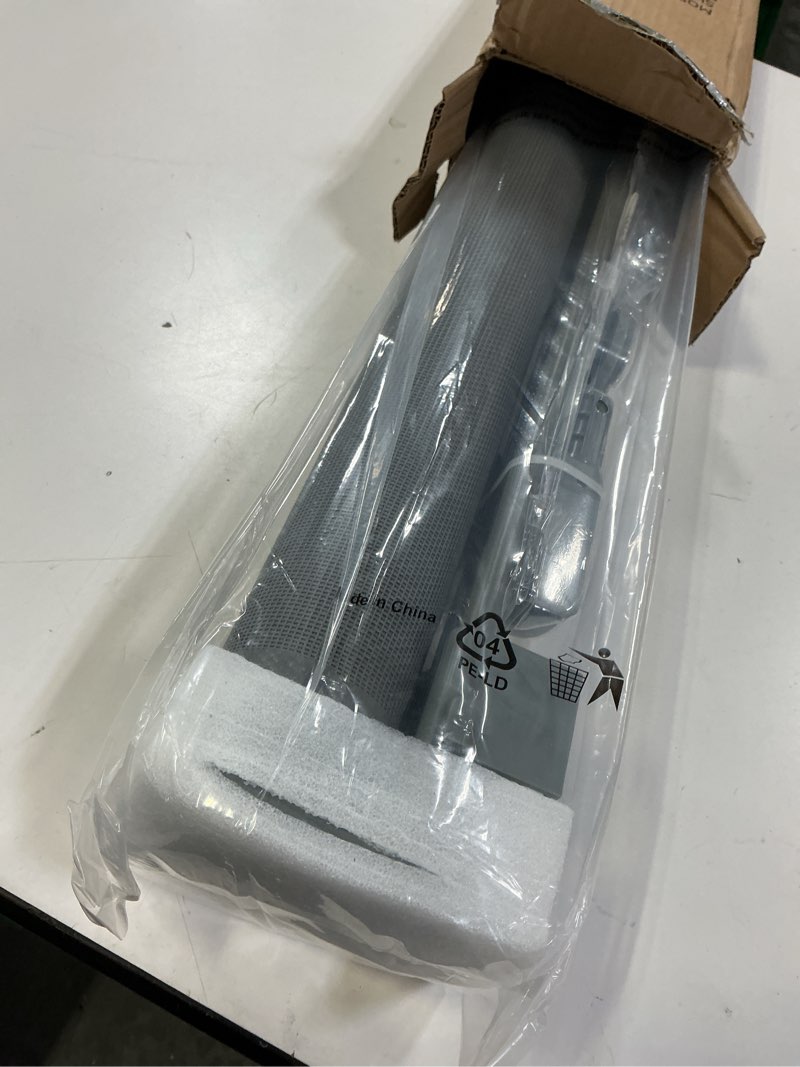 Condition photo showing New/Like New for COMOMY 118" Retractable Baby Gates Extra Wide, Retractable Dog Gate for Large Openings, Extra Long Dog Gates for The House, Extra Large Mesh Pet Gate for Stairs, Doorways, Hallways, Indoor&Outdoor Gray 34" Tall x 118" Wide