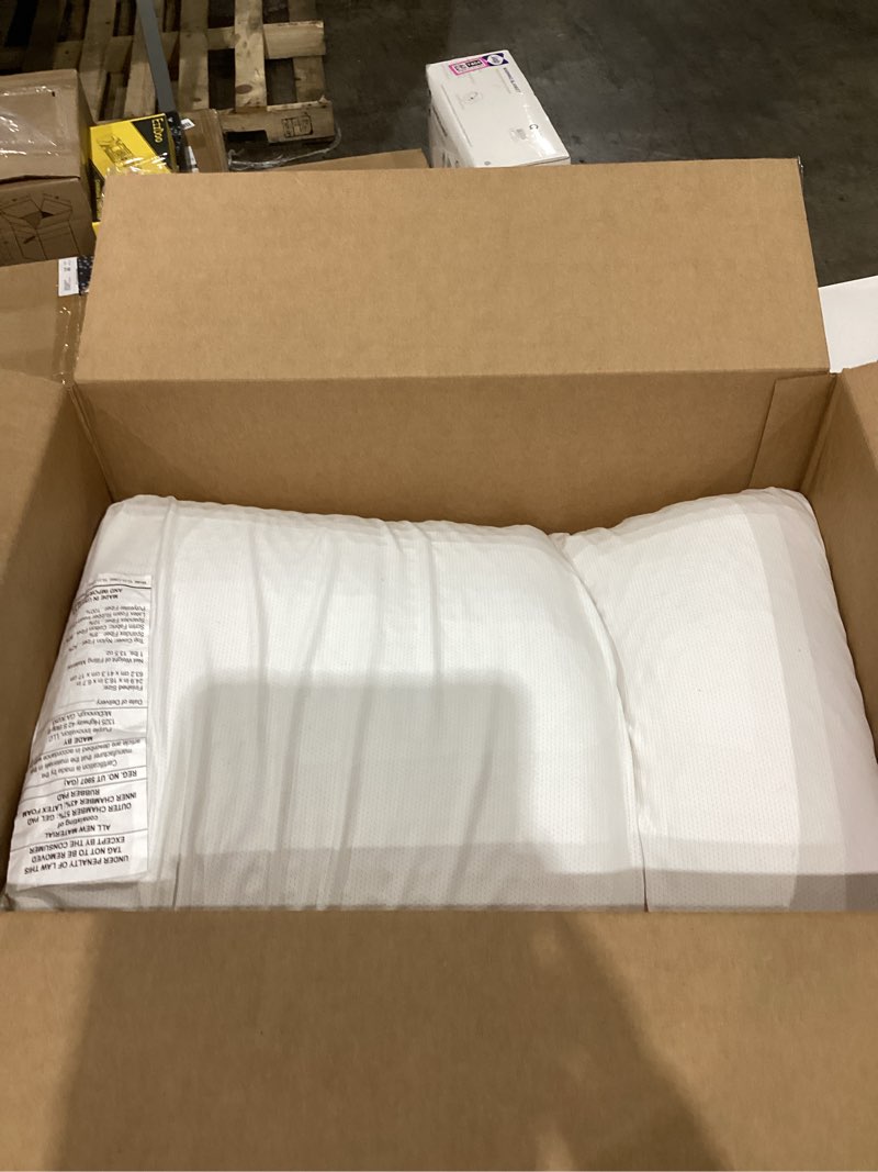 Condition photo showing Good Condition for Purple Harmony Pillow – Talalay Latex Foam Cooling Pillow for Combo or Side Sleepers, 360º Hex GelFlex Grid for No-Pressure Support and Luxurious Weightless Feel - Standard, Medium Feel, Med Height