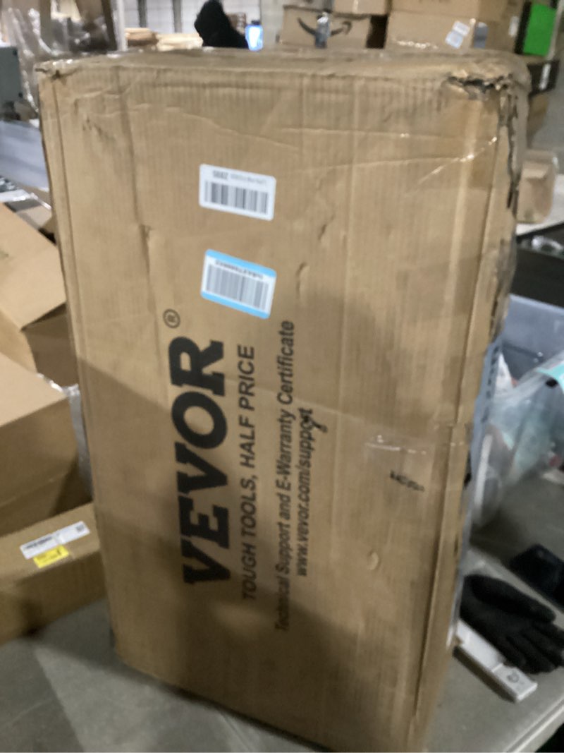 Condition photo showing New/Like New for vevor utility cart, 300 lbs load capacity, 3-tier utility plastic cart with 360° swivel wheels (2 with brakes), 24.4 x 16.1-inch food service cart for warehouse, office, home, restaurant, kitchen