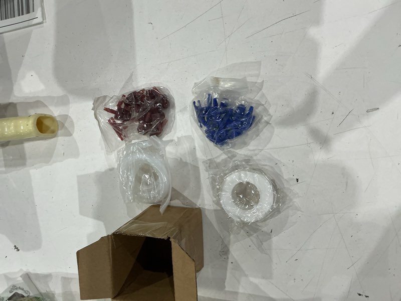 Condition photo showing As Is for enhon master cylinder bleeder kit replacement for 14151, 22 inch hose, clip, sae and metric fittings universal fit, complete brake bleeder kit with ptfe tape