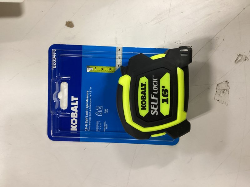 Kobalt Self Lock 16-ft Auto Lock Tape Measure