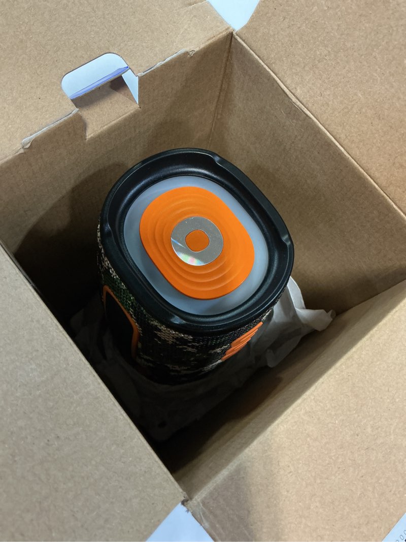 Condition photo showing Good Condition for onn large rugged speaker with led lighting camo