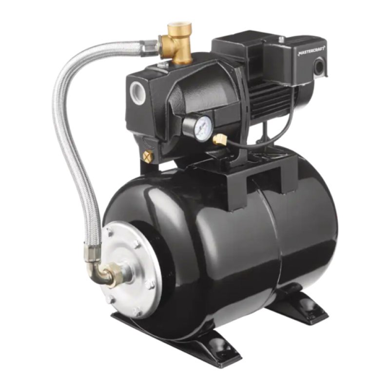 mastercraft 062-3415-8  shallow well jet pump black 
