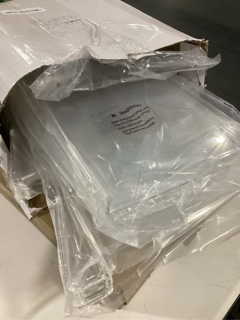 Condition photo showing New/Like New for sorbus acrylic storage containers - 2 pack, stackable storage bins set for bathroom organization - clear acrylic drawer organizers - makeup case pull-out drawers (7.6’’ and 4.4’’ tall) 2 pack, 7.6’’ and 4.4’’ tall