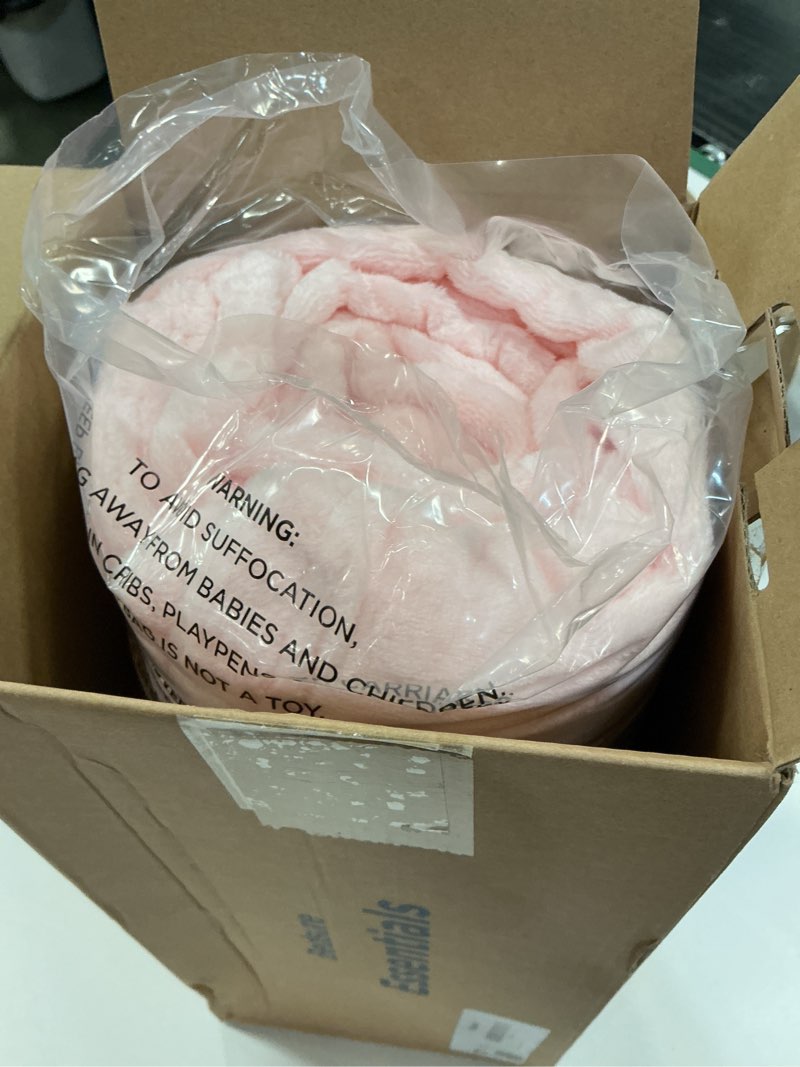 Condition photo showing Good Condition for Bedsure GentleSoft Fleece Blankets King Size Pink - Bed Blanket Soft Lightweight Plush Cozy Fuzzy Luxury Microfiber Throws, 108x90 inches Pink King (108" x 90")