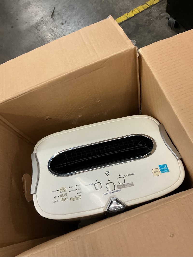 Condition photo showing As Is for SHARP Smart Air Purifier with Humidifier Combo – Covers up to 2,603 sqft in one hour, Compatible w/Alexa & Google Asst. True HEPA Filter, for XL Rooms, Living Room, Dining Room - KCP110UW 2,603 Square Feet