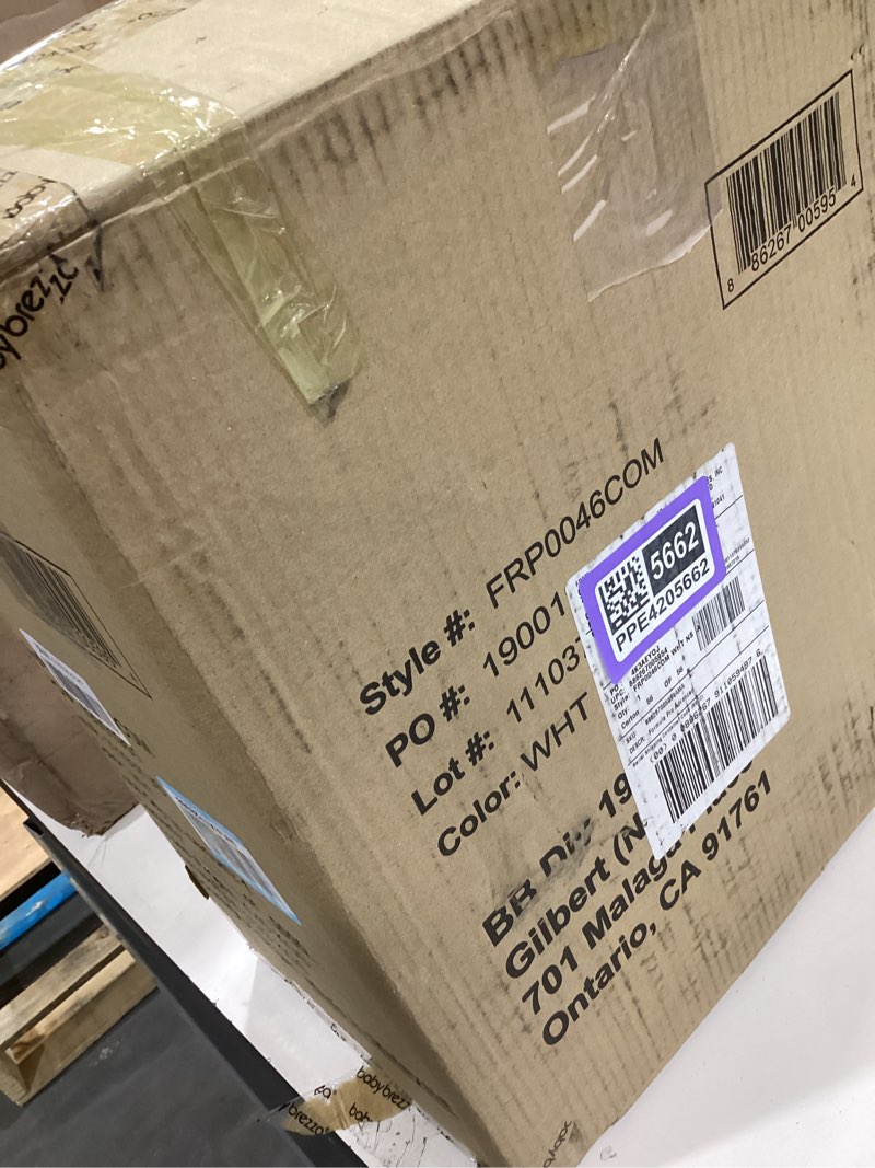 Condition photo showing As Is for baby brezza new and improved formula pro advanced formula dispenser machine - automatically mix a warm formula bottle instantly - easily make bottle with automatic powder blending, white