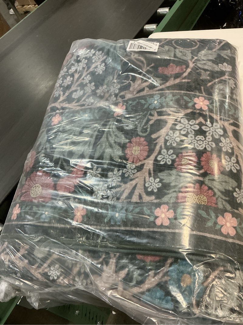 shinefly 8x10 Washable Area Rugs for Living Room, Stain Resistant Vintage Rugs for Dining Room Under