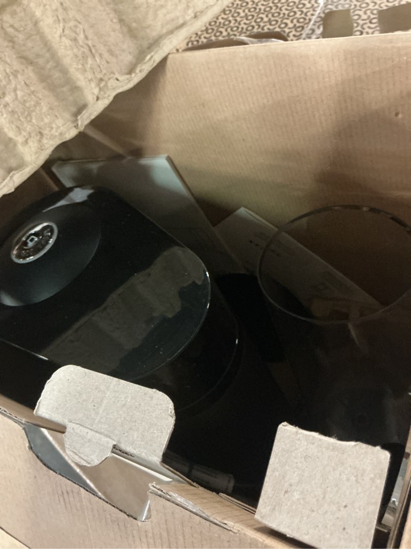 Condition photo showing As Is for nespresso vertuoplus deluxe coffee and espresso machine by de'longhi, 37 oz, black machine only black