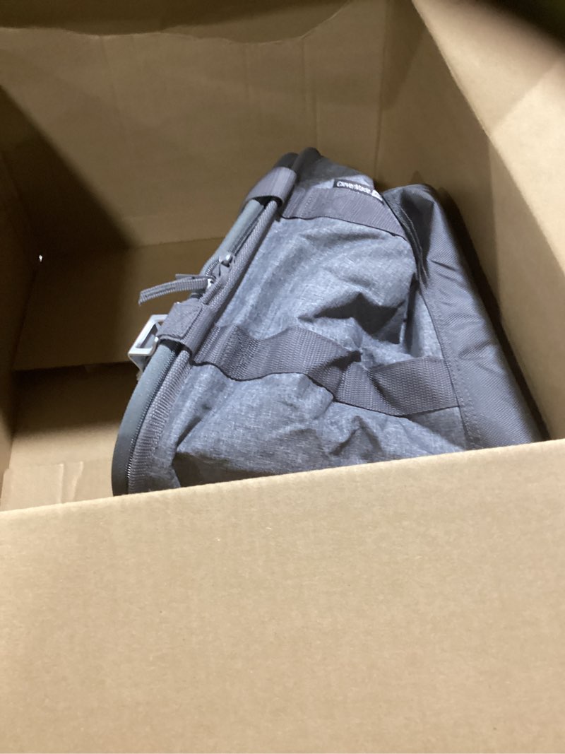 Condition photo showing As Is for CleverMade Leakproof Collapsible Insulated Cooler Bag, Portable Foldable Soft Side Tote Holds 18/30/50 Cans, Lunch & Cold Beer, Use w/Reusable Freezer Packs & Ice Chest for Grocery Beach Travel Shadow Gray - Tahoe Cooler - 30 Can