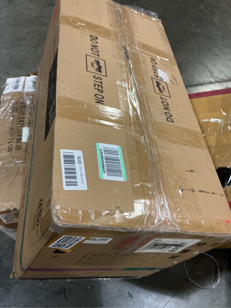 Condition photo showing As Is for iktch 30 inch insert range hood, 390 cfm low noise kitchen vent hood, ducted/ductless convertible duct, stainless steel vent hood with 4 speed gesture sensing&touch control panel 30 inches 390 cfm stainless steel
