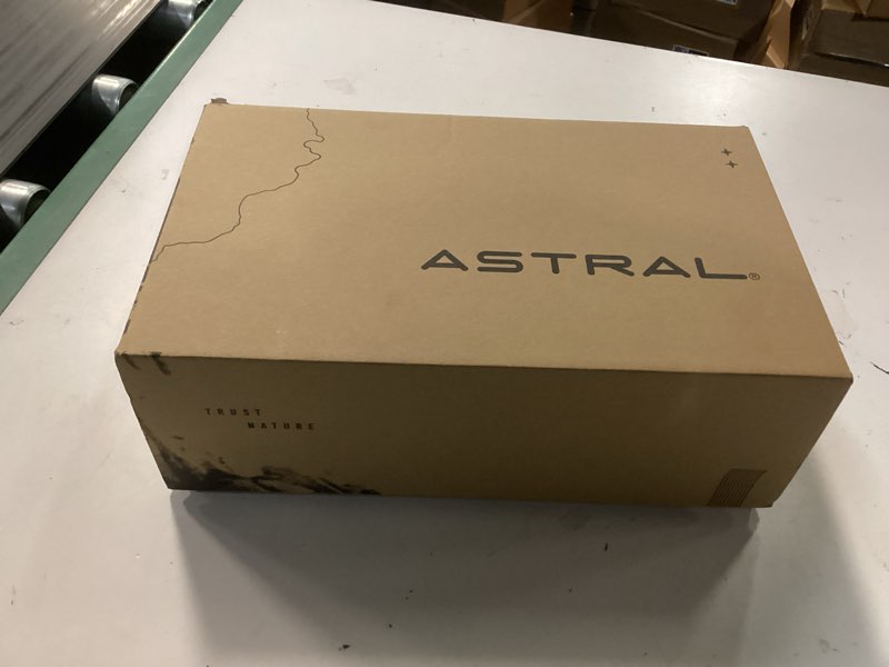 Condition photo showing New/Like New for astral men's loyak shoes - barefoot, quick-drying, minimalist sneaker for casual wear, water sports, travel, & hiking