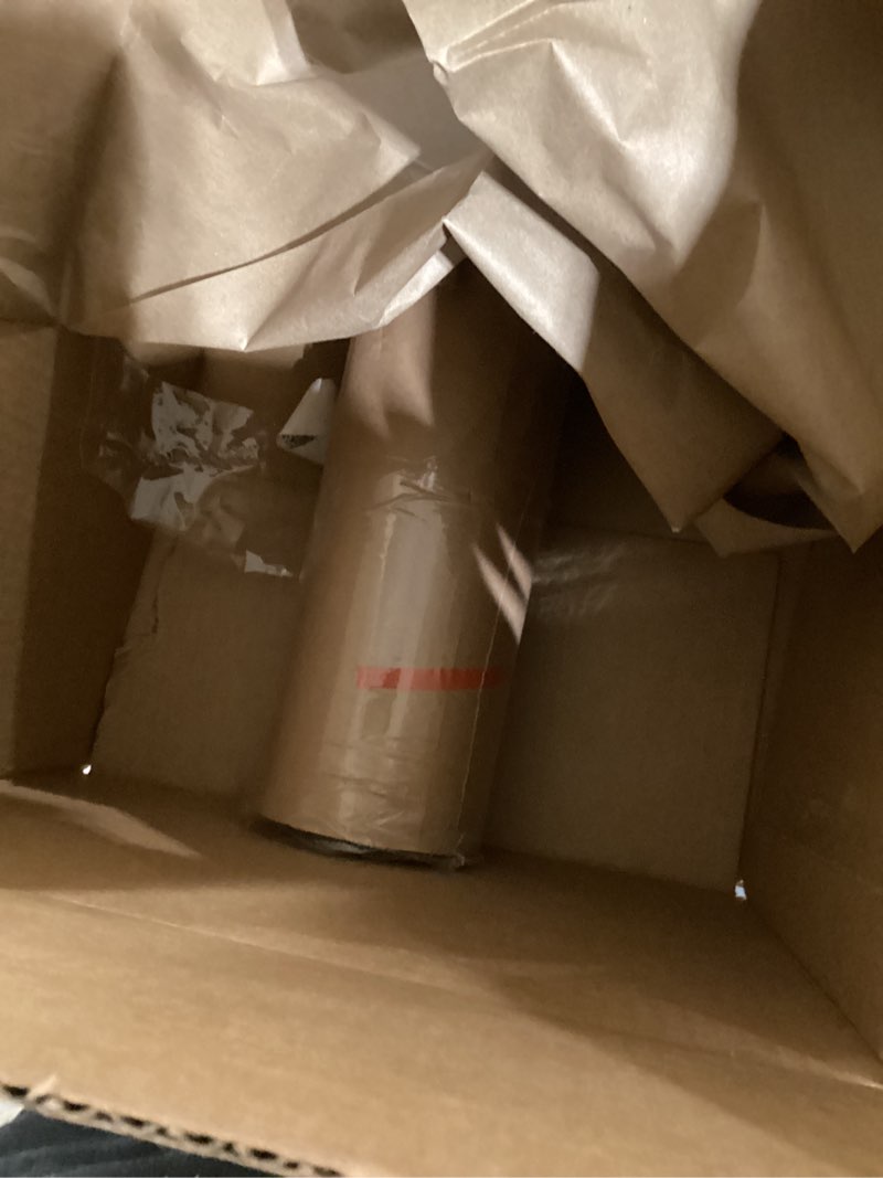 PerkHomy 36" x 2,400" (200') Brown Kraft Paper Roll for Craft Bulletin Board Paper Art Table Coverin