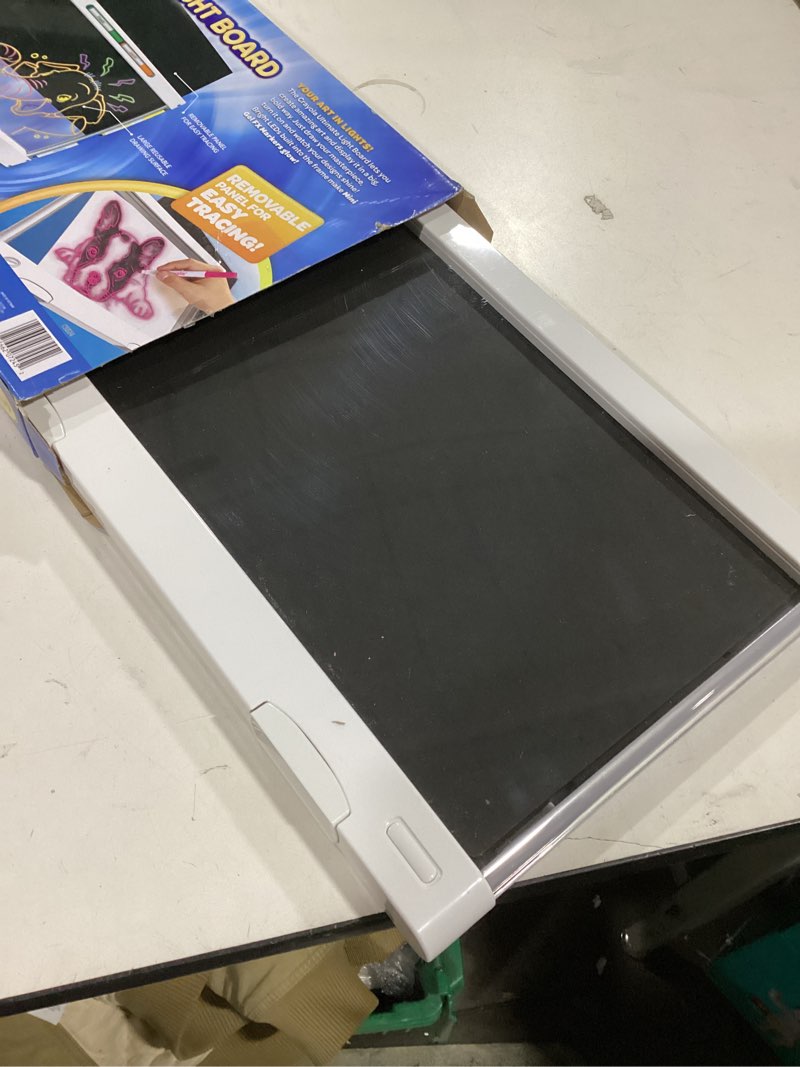 Condition photo showing Good Condition for Crayola Ultimate Light Board - White, Kids Drawing Tablet, Holiday & Christmas Gifts, LED Drawing Board, Sketching Art Projector, Toys for Boys & Girls, 6+