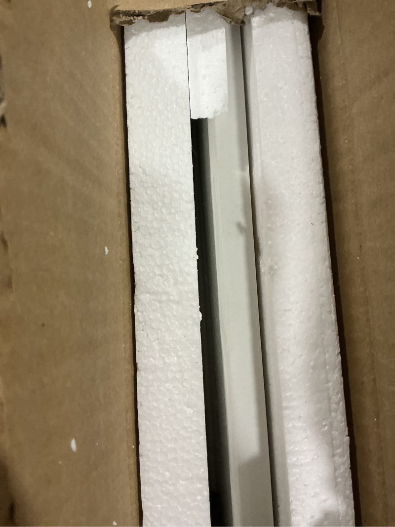 Condition photo showing Good Condition for White Marble Threshold 4x48x5/8 Inch Marble Window Sill Shower Curb Top Tile Door Transition Bathroom Vanity Backsplash for Shower Pan System Jambs Fireplaces (Modern Style)