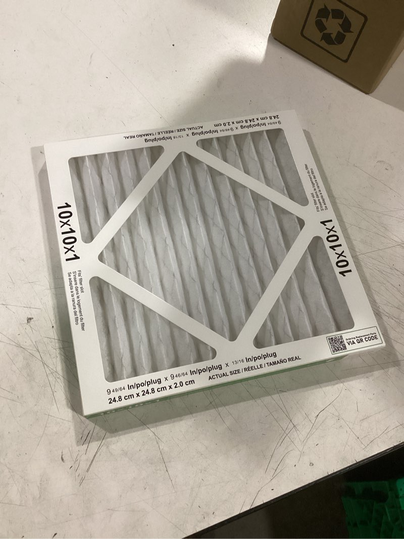 Condition photo showing Good Condition for trightfilters 10x10x1 air filter 6 pack, durable merv 8 pleated home hvac ac furnace filters, lightweight compact air conditioner filter replacement 10x10x1-6pack