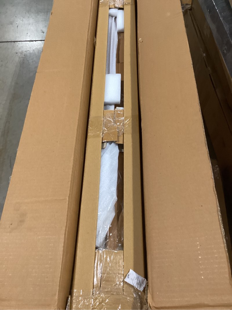 Condition photo showing As Is for Amaro Solid Wood Writing Desk INCOMPLETE 