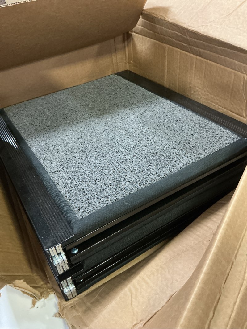 Condition photo showing Good Condition for VIVOHOME Dog Ramp for Car, Stairs, 71" x 20" Extra Long & Wide Folding Dog Ramp with Anti-Slip Soft Surface for Medium or Large Dogs Get on a Bed, SUV Car & Truck, Up to 200 LBS