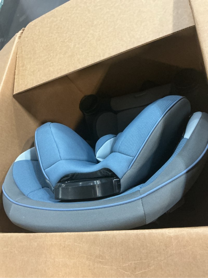 Condition photo showing Good Condition for safety 1st grow and go all-in-one slim convertible car seat, rear facing, 5-40 lbs, forward facing (30–65 lbs), high back booster seat 40-100 pounds, alaskan blue