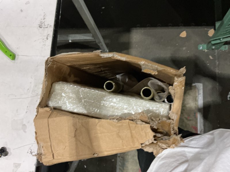 Woskar industrial pipe clothing rack Gold