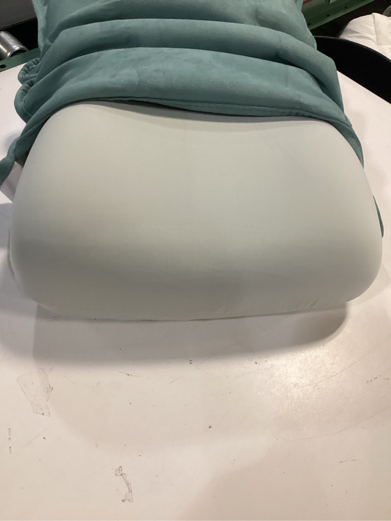 Condition photo showing Good Condition for Cushion Lab Travel Deep Sleep Pillow – Compact Memory Foam Neck Pillow for Sleeping, Portable Pillow for Hotels, Camping, Side & Back Sleepers, On-The-Go – Wellness Green