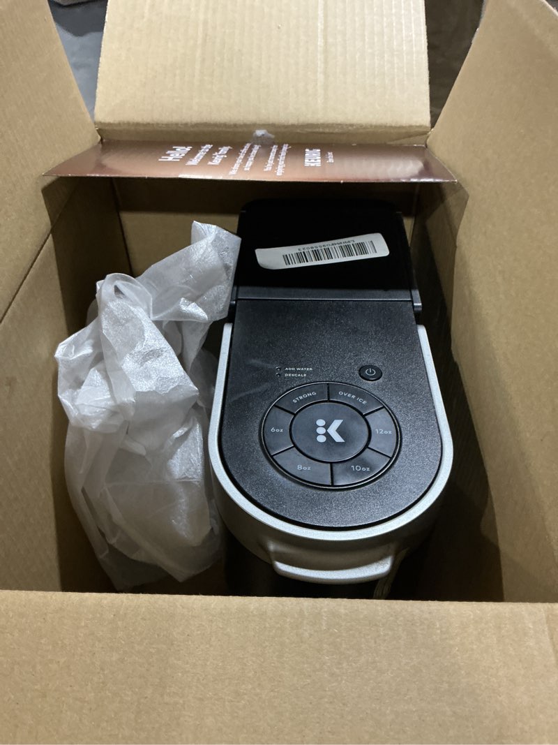 Condition photo showing As Is for Keurig K-Supreme Single Serve K-Cup Pod Coffee Maker, MultiStream Technology, 4 Brew Sizes, 66oz Dual-Position Removable Reservoir, Black Black Coffee Maker