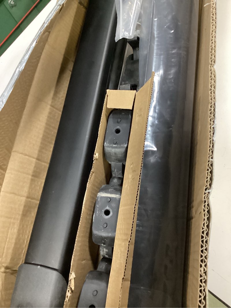 Condition photo showing As Is for Ski Rack for Car Roof, Ski Rack Carrier with Sliding Design, Ski & Snowboard Roof Rack with Anti-Theft Lock, Holds 6 Skis or 4 Snowboards, Aluminum Ski Roof Rack, Fits Most Crossbars