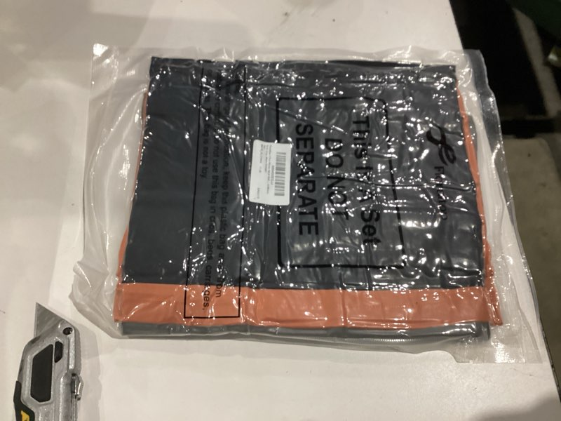 Condition photo showing New/Like New for 3 Pcs Winter Neck Gaiter Warmer Men Women Fleece Adjustable Breathable Ski Face Mask Half Neck Scarf Cover Black, Dark Gray, Warm Orange